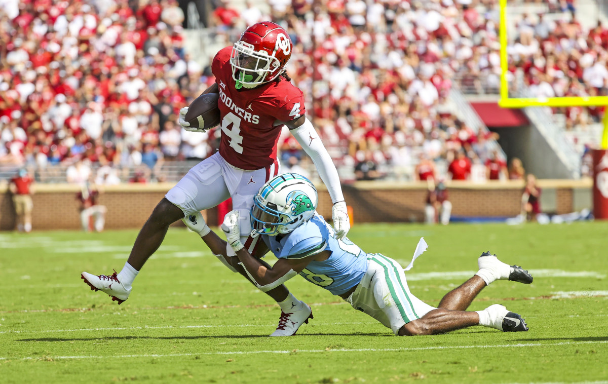 Mario Williams is breaking out early at receiver for Oklahoma.